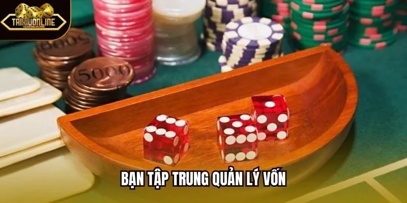 Bạn tập trung quản lý vốn
