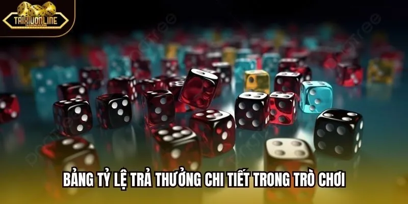 Bảng tỷ lệ trả thưởng chi tiết trong trò chơi