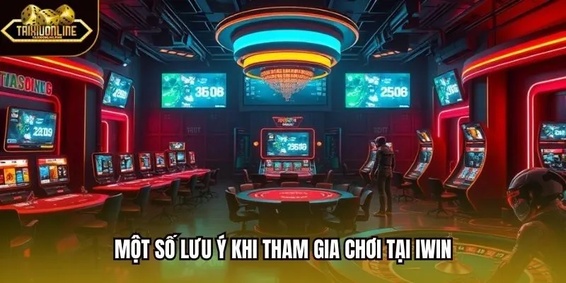 Một số lưu ý khi tham gia chơi tại iwin
