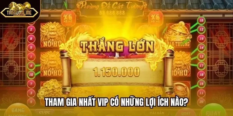 Tham gia nhất vip có những lợi ích nào?